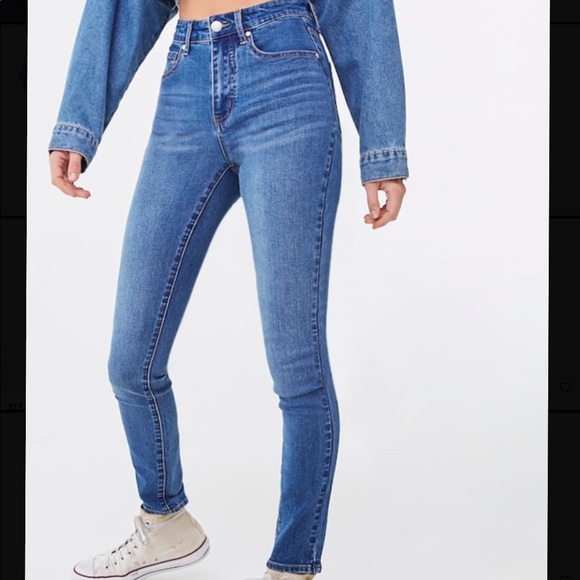 High-Rise forever 21 Skinny Jeans - Picture 1 of 3